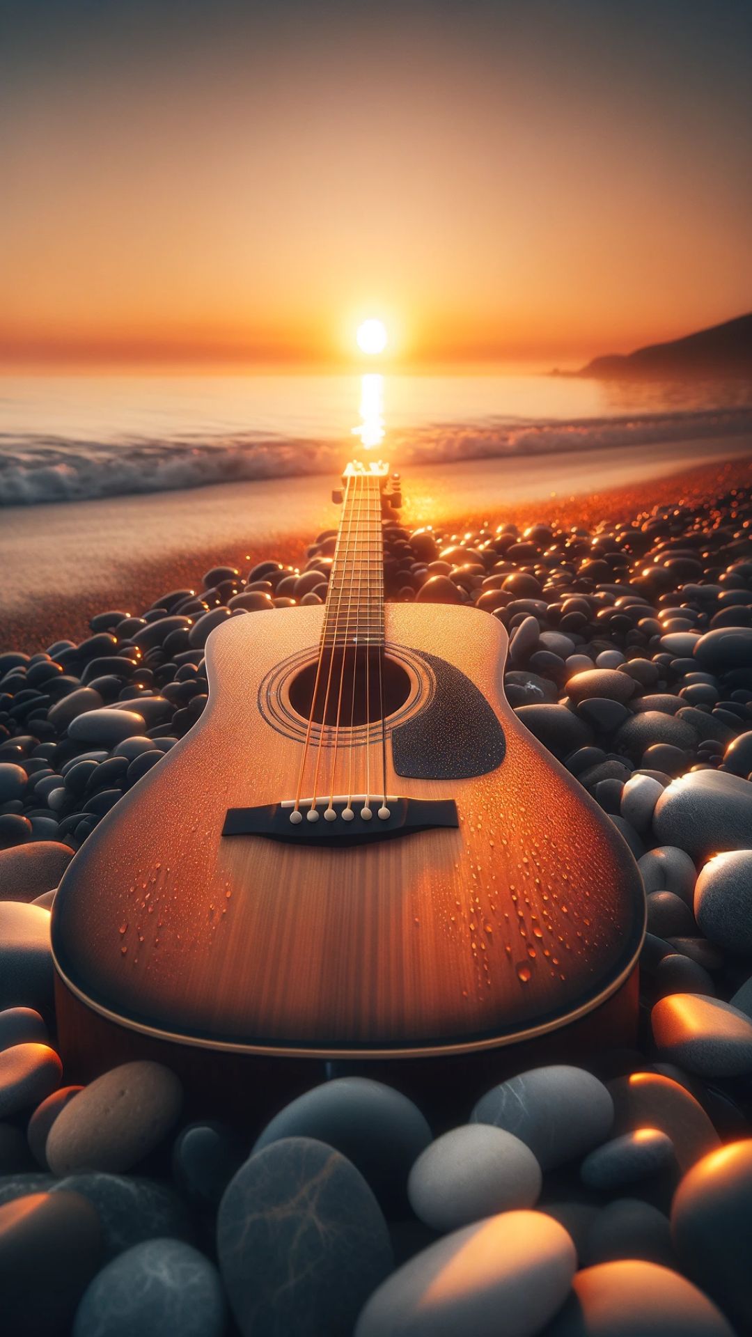 Acoustic Guitar Seashore Sunrise Melody