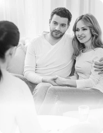 Counseling sesion three people conversation support